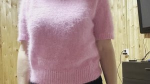 Женская кофта из Ангоры спицами