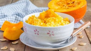 Тыквенная каша с пшеном на молоке.  Вкус детства.