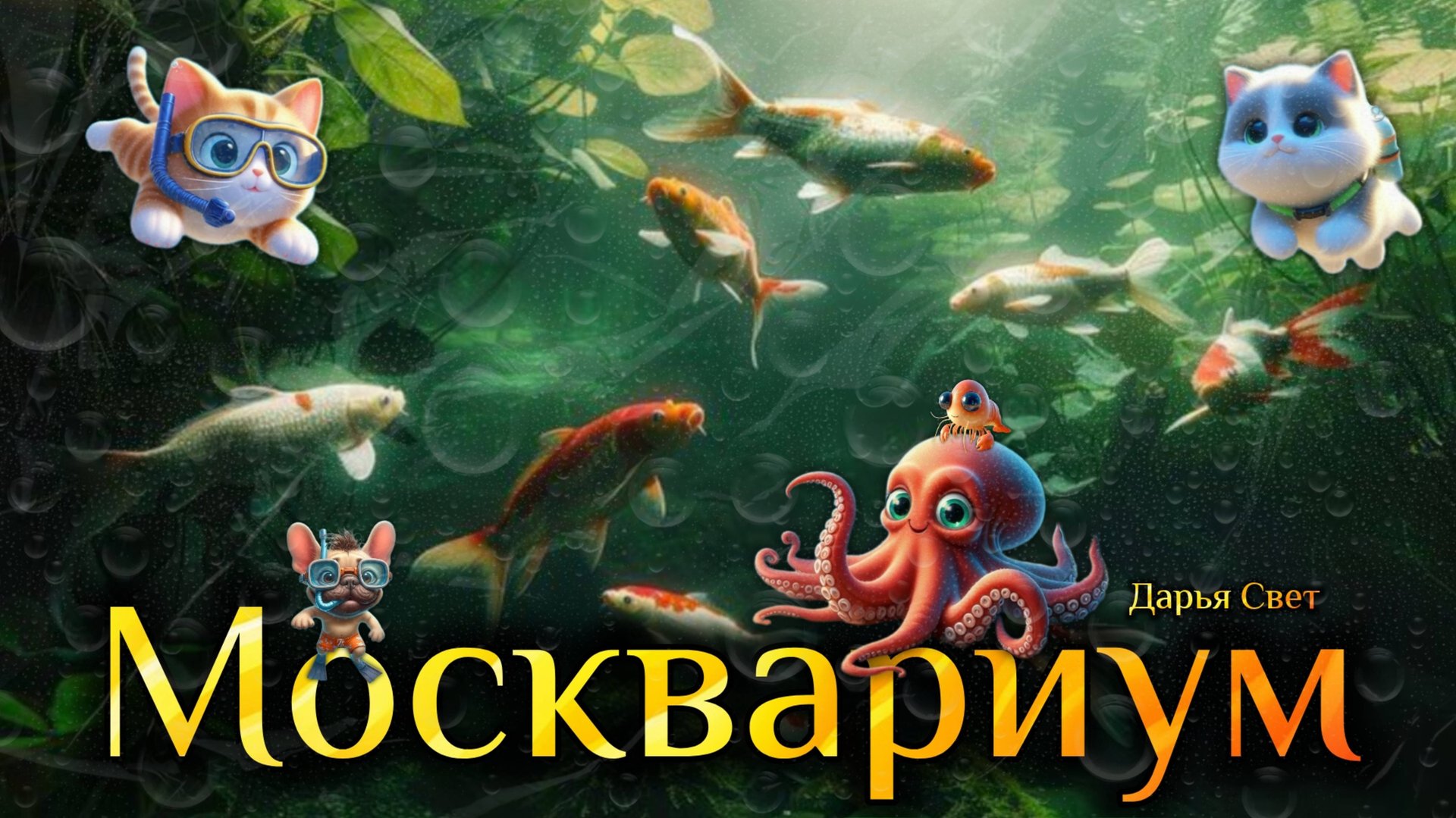 Вырезуб. Осетровые, царские рыбки. Осётры. Карпы. Рыбы. Океанариум. Москвариум. Октябрь 2025