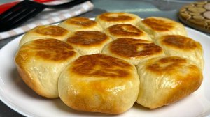 Без ДУХОВКИ! Хлеб на сковороде! Все очень ПРОСТО ! Хрустящая корочка и мягкий мякиш , очень вкусно!