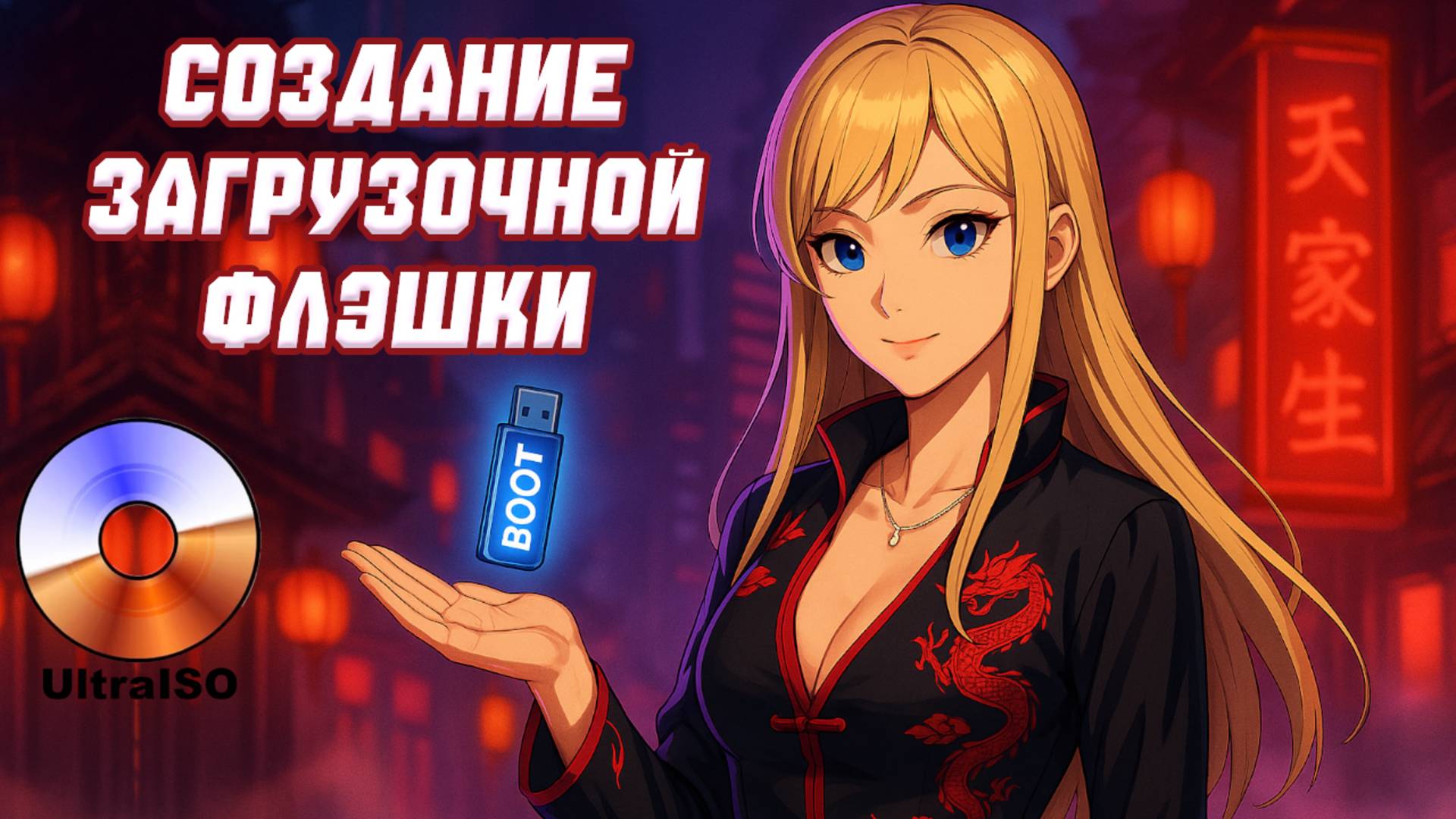 Создание загрузочной флэшки Win PE с помощью Ultra Iso