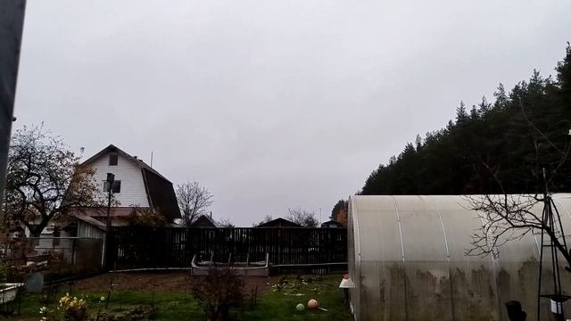 Ускоренное движение фронтальных облаков тёплого фронта мощного атлантического циклона "Бенджамин" 24 смотреть онлайн