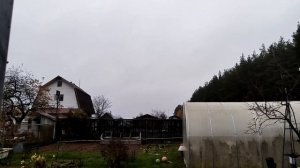 Ускоренное движение фронтальных облаков тёплого фронта мощного атлантического циклона "Бенджамин" 24