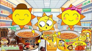 Incredibox Sprunki - Mr Sun Family Horror Versions Convenience Store Food Mukbang Animation ASMR [ge