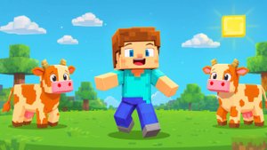 Танцует даже крипер! Весёлый майнкрафт-парад животных! 🐷🐔🦊