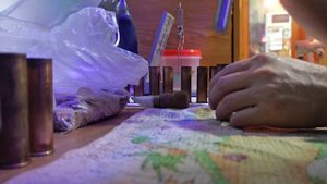 Обжим латунных гильз. Снаряжение патронов.