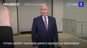 Путин: запрет унитазов дорого обойдётся Евросоюзу
