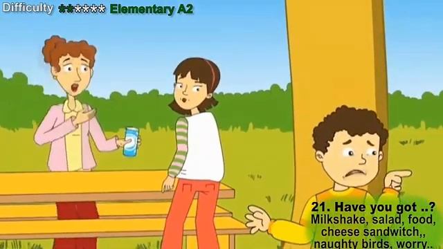 Have you got a milk shake? На пикнике