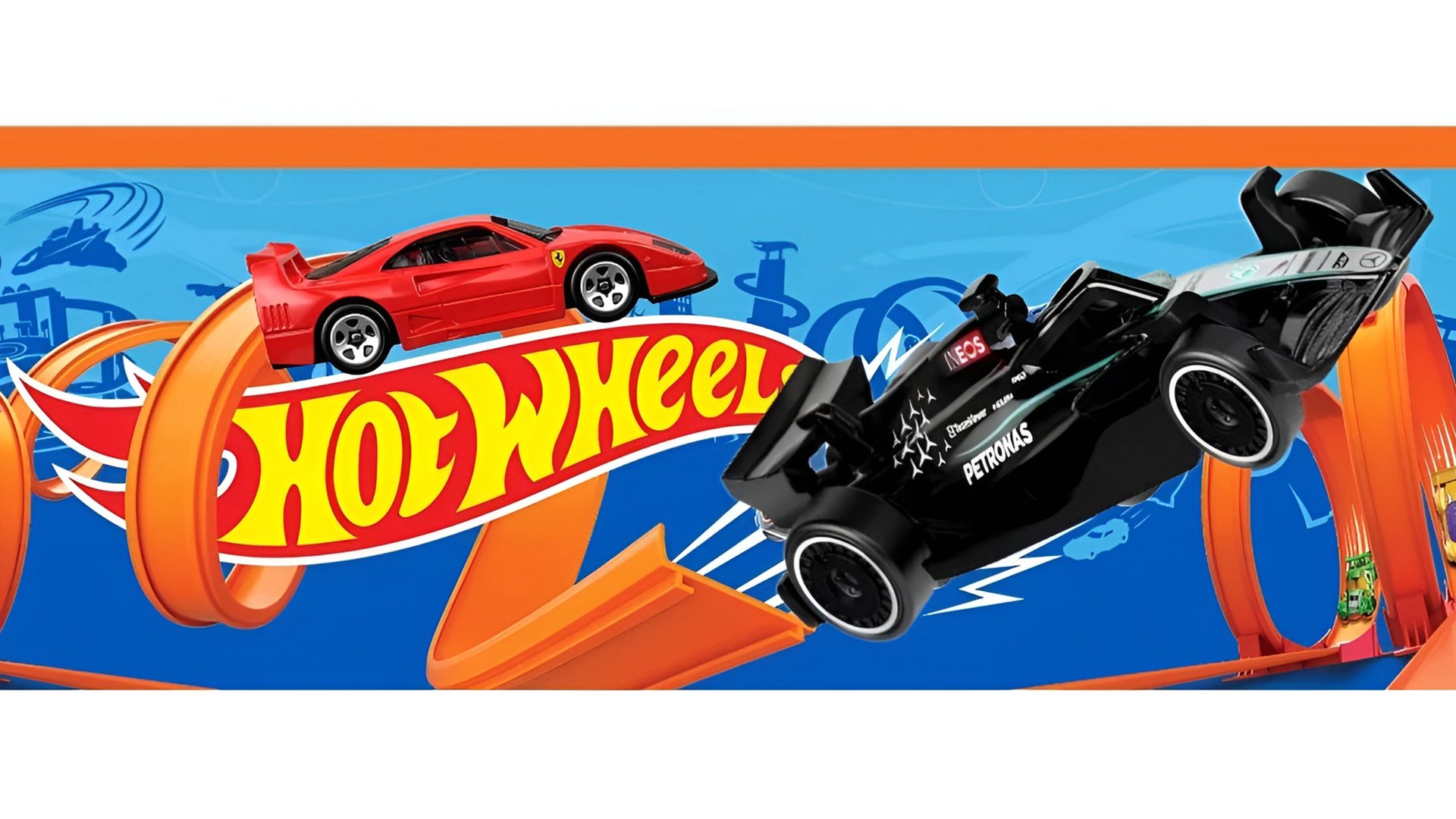 Hot Wheels: Ferrari F40 Competizione и Mercedes AMG PETRONAS Formula One Team