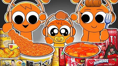 Incredibox Sprunki - OREN Family Horror Versions Convenience Store Food Mukbang Animation ASMR смотреть онлайн