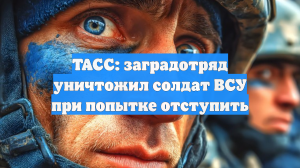 ТАСС: заградотряд уничтожил солдат ВСУ при попытке отступить