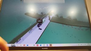 Играю в симулятор бомбардировщика в Роблокс