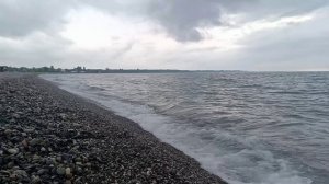 8 часть. Автокемпинг Сосновый бор - прибой, пляж, Абхазия.