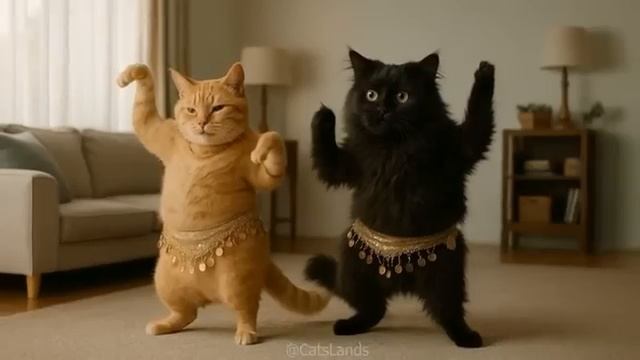 Кошки и котята танцуют индийские танцы смотреть онлайн