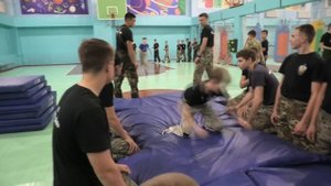 Видеофрагмент групповой тренировки от ВПЦ Вымпел-Байкал.