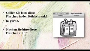 ЭКЗАМЕН ГЁТЕ GOETHE ZERTIFIKAT DEUTSCH START A1 SPRECHEN TEIL 3