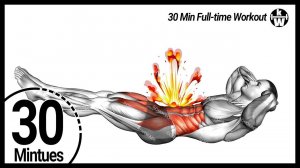 Упражнения для пресса и снижения веса в положении лёжа.
