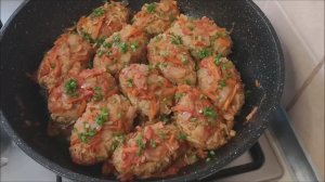 Ленивые Голубцы на Сковороде в Подливе Меньше Заморочек и Очень Вкусно!!!