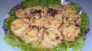 Так вы блинчики с начинкой еще не заворачивали.