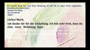 ЭКЗАМЕН ГЁТЕ GOETHE ZERTIFIKAT DEUTSCH START A1 SCHREIBEN