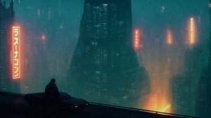 Core | Ambient Blade Runner | Calming Cyberpunk City Ambience & Rain for Focus & Sleep