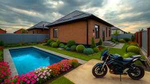 Дом в ближайшем пригороде Краснодара - посёлке Южном