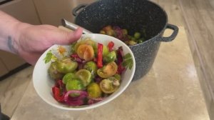 Маринованные зелёные помидоры. Без стерилизации! Мировая закуска !
