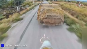 💥☠⚡33 мсп уничтожает БТР и квадроцикл ВСУ в районе Софиевки