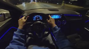 2021 Mercedes Benz GLA200 / Мерседес Бенц ГЛА 200 1.3 турбо робот 150 л.с. | Ночной тест-драйв POV