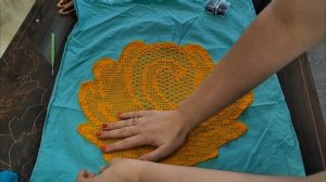 Горячий способ накрахмаливания салфетки