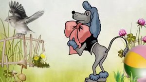 Пудель и птичка