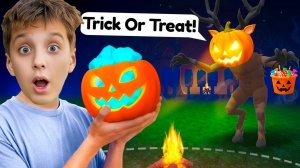 Попробуй выживи в Лесу в Хэллоуин. Давид в 99 ночей в Лесу