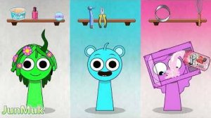 Incredibox Sprunki - OREN Pregnant PINKI Pregnant Convenience Store Mukbang Animation ASMR