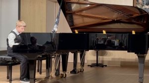 Т.Хаслингер. Сонатина до-мажор, 1 часть. Исп. Николай Василевский, преп. О.С. Сосновская