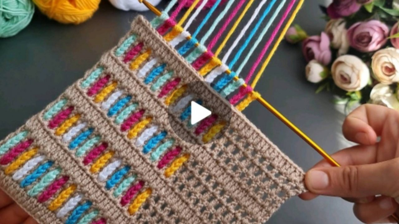 Узор крючком  🙂  #всевжизнисвязано #вязаниекрючком