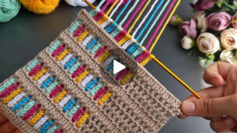 Узор крючком 🙂 #всевжизнисвязано #вязаниекрючком