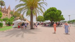 Майорка, Испания – Под жарким солнцем  Пешая экскурсия в формате 4K HDR