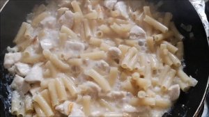Быстрый ужин МАКАРОНЫ с КУРИЦЕЙ Ужин на скорую руку