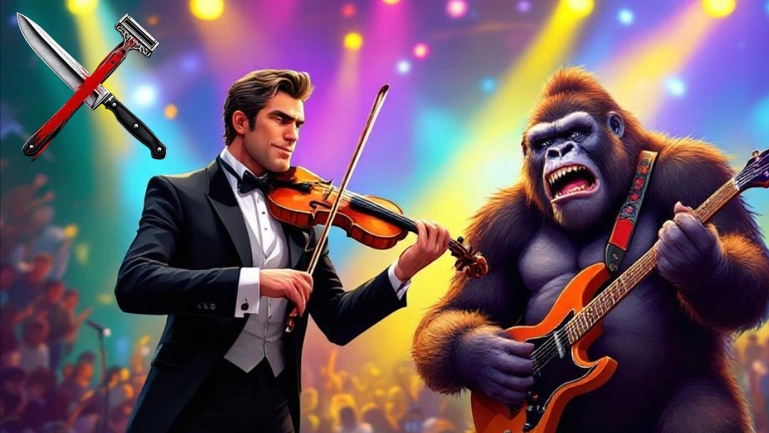 Мысли о "музыкальных" тешках, после бритья Guerilla без точек.