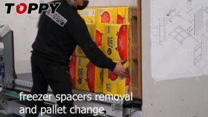 Инвертор паллет TOPPY L-Shape Splitter - Removal of Freezer Spacers