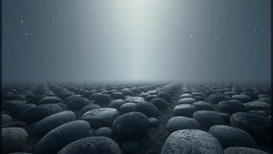 Field of Harmonic Stones🌌2 Hour Minimalist Ambience  Light Beams&Geometric Constellation  Infinite