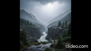 Дождь в горах