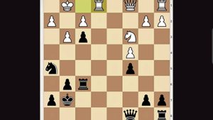 Выигрышная позиция. Чёрные начинают и получают преимущество