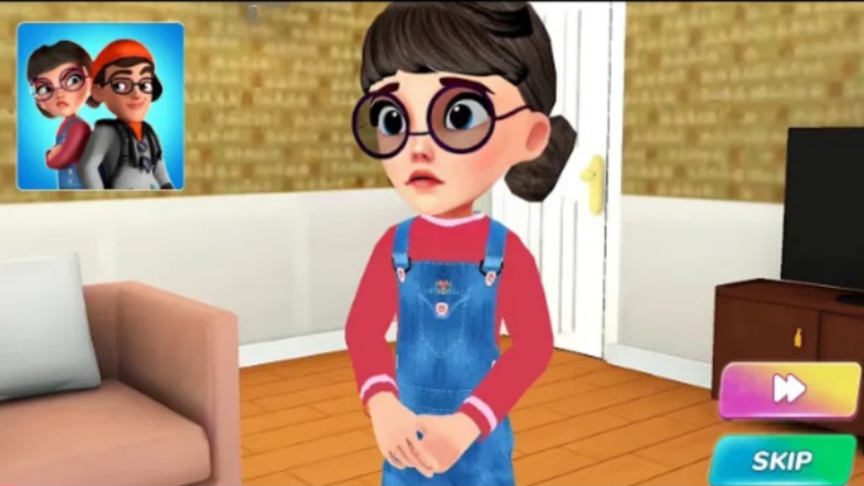 Nick & Tani : Funny Story Gameplay Creep It Real Level смотреть онлайн