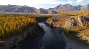 Осень в Бурятии. Ока Саянская.
