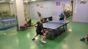 настольный теннис Кононов М. (474) - Дегтерев А. (154) Первая C Лига Клубный Чемпионат СПб