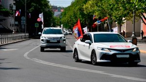 Автопробег «Дорогами Победы» завершился в Москве