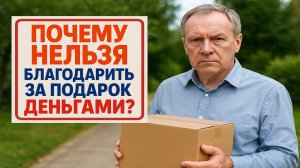 Не смейте благодарить за подарок деньгами - вы разрушите всё, чего не замечаете