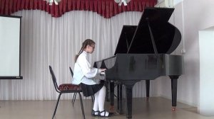 Р.Глиэр Эскиз с.47 №2 испол.Столбова Юлия, 10лет