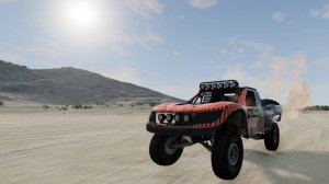 Гонки по пустыне на профессиональном багги. BeamNG Drive